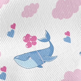 Whales Fly Into The Clouds Standard Corduroy