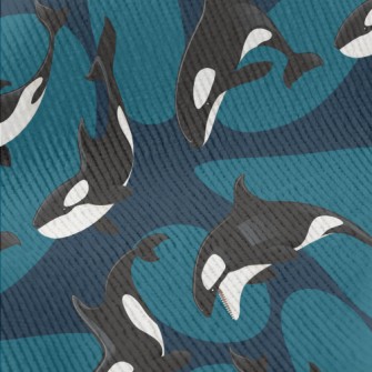 Killer Whales Free Standard Corduroy
