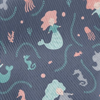 Cute Mermaid Under The Sea Standard Corduroy