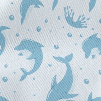 Cute Cartoon Dolphin Standard Corduroy