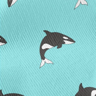 Cute Cartoon Killer Whale Standard Corduroy