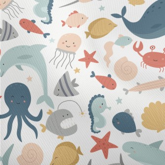 Cartoon Cute Underwater World Dobby