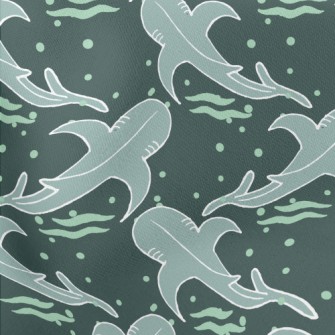 Hand Drawn Killer Whale With B Stretch Ponte