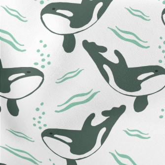 Abstract Hand Drawn Killer Wha Stretch Ponte