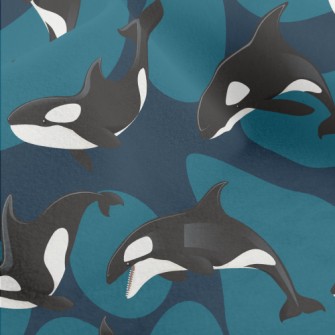 Killer Whales Free Micro Fleece