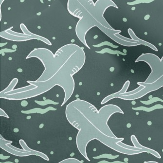 Hand Drawn Killer Whale With B Micro Fleece