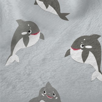 Killer Whale And Baby Shark Minky