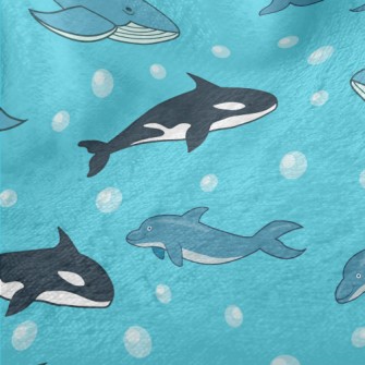 Cartoon Marine Mammals Minky