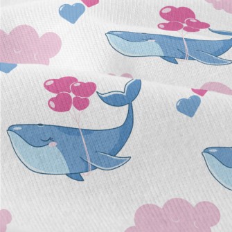 Whales Fly Into The Clouds Modern Jersey