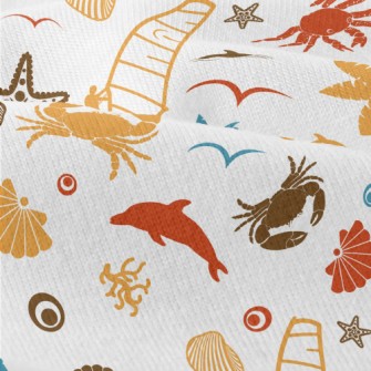 Colorful Beach Silhouette Modern Jersey