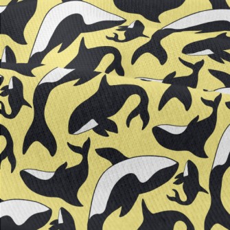 Simple Killer Whale Pattern Modern Jersey