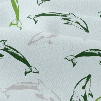 Dolphin Seal Pattern Modern Jersey