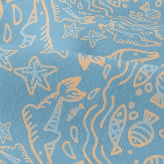 Hand Drawn Marine Life Modern Jersey