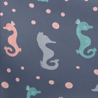Cute Colorful Seahorse Pongee