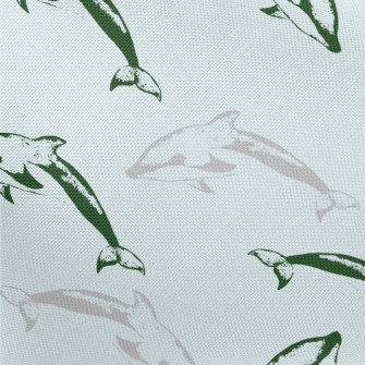 Dolphin Seal Pattern Pongee