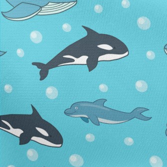 Cartoon Marine Mammals Pongee