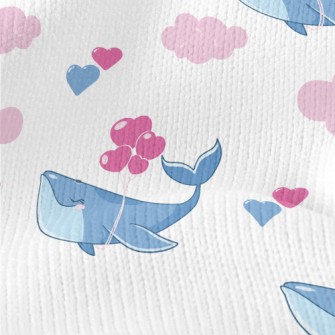 Whales Fly Into The Clouds Stretch Jersey