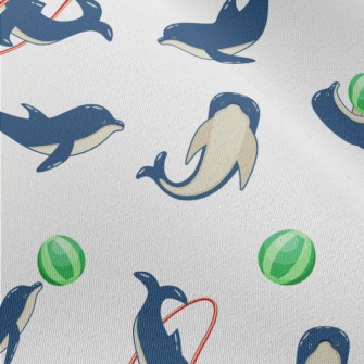 Cute Dolphin Show Chiffon