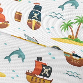 Pirate Ship Treasure Hunt Waterproof Oxford