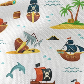 Pirate Ship Treasure Hunt Waterproof Canvas