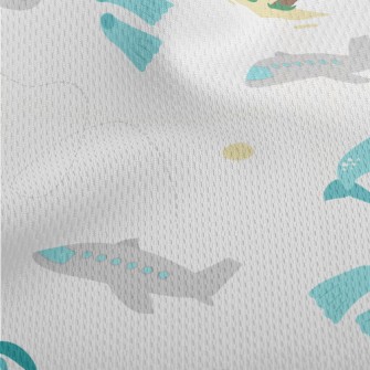 Summer Vacation Equipment Athletic Mesh Flat Back