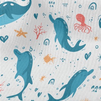 Cartoon Cute Whale Terry