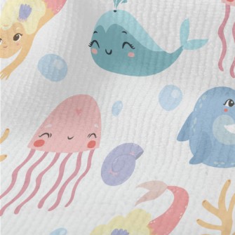 Mermaid And Happy Friends Terry