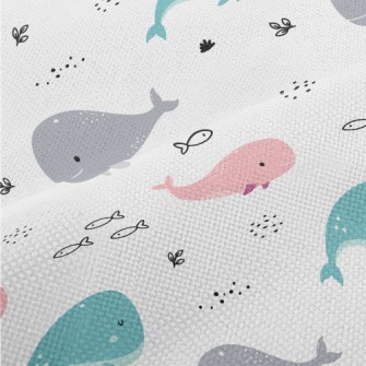 Cute Colorful Whale Performance Linen