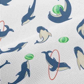 Cute Dolphin Show Performance Linen