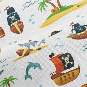 Pirate Ship Treasure Hunt Performance Linen