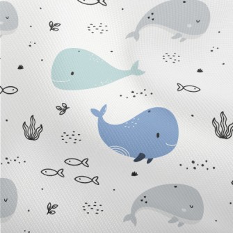 Smiling Whale Illustration Dobby
