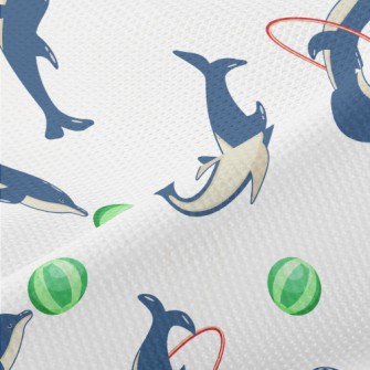 Cute Dolphin Show Piqué