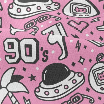 90s Retro Cartoon Pattern Modern Jersey