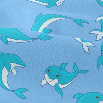 Happy Cartoon Dolphin Modern Jersey