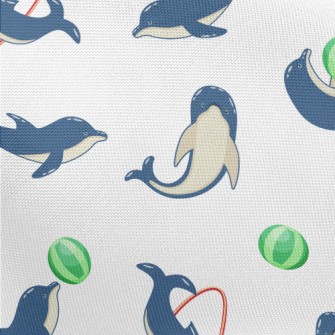 Cute Dolphin Show Pongee