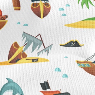 Pirate Ship Treasure Hunt Stretch Jersey