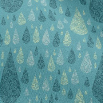 Ethnic Pattern Water Drops Chiffon