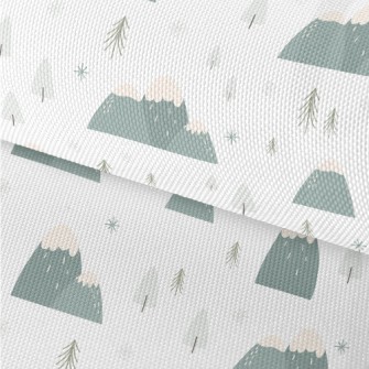 Winter Hills And Woods Waterproof Oxford