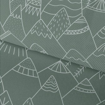 Nordic Style Hand-painted Moun Waterproof Oxford