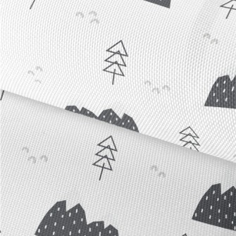 Lovely Winter Snow Mountains Waterproof Oxford