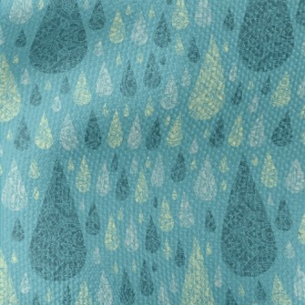 Ethnic Pattern Water Drops Waterproof Canvas