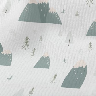 Winter Hills And Woods Terry