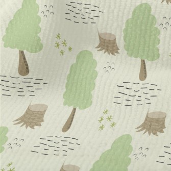 Hand Drawn Cartoon Forest Terry