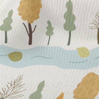Autumn Forest And River Terry