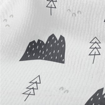 Lovely Winter Snow Mountains Terry