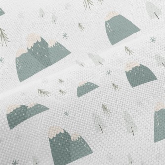 Winter Hills And Woods Performance Linen