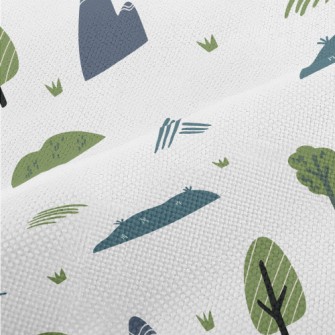 Lovely Hills And Forests Performance Linen