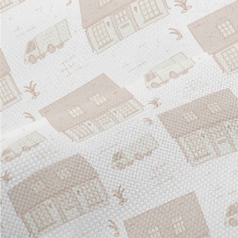 Cartoon Freight Service Performance Linen