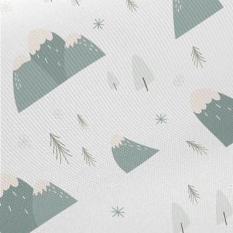 Winter Hills And Woods Twill