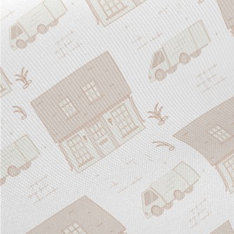 Cartoon Freight Service Twill